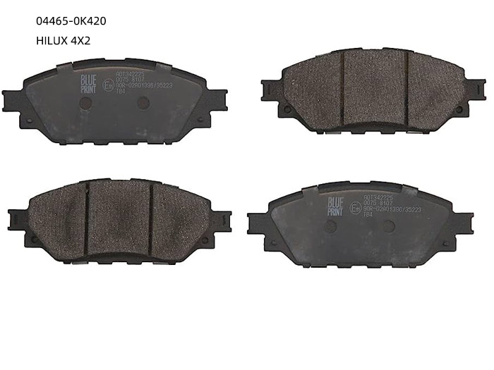 04465-0K420,Toyota Hilux GUN122 Brake Pads Front,04465-0K430
